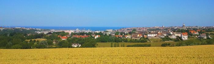 Boulogne-sur-mer vue de saint-martin