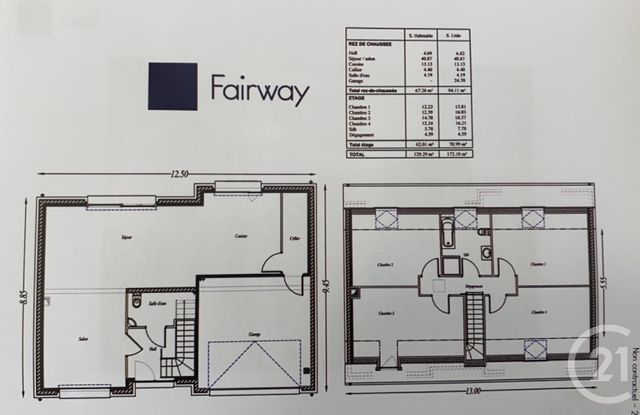 maison à vendre - 5 pièces - 129.29 m2 - CONDETTE - 62 - NORD-PAS-DE-CALAIS - Century 21 Transimmo