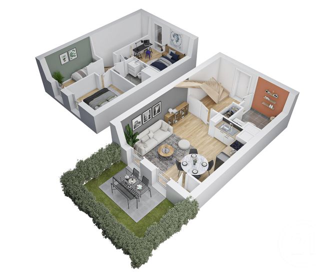 maison à vendre - 4 pièces - 76.83 m2 - EQUIHEN PLAGE - 62 - NORD-PAS-DE-CALAIS - Century 21 Transimmo