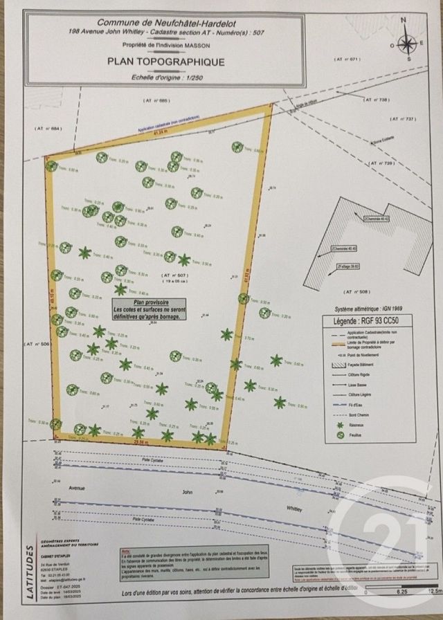 terrain à vendre - 1000.0 m2 - HARDELOT PLAGE - 62 - NORD-PAS-DE-CALAIS - Century 21 Transimmo